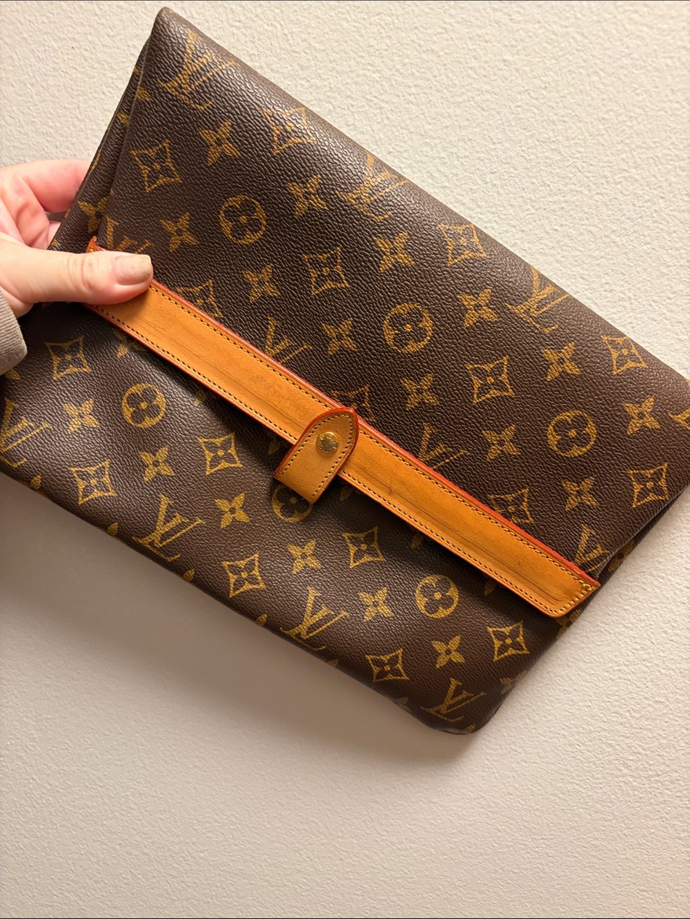 Vintage Louis Vuitton Pochette Pliante Foldover Clutch
